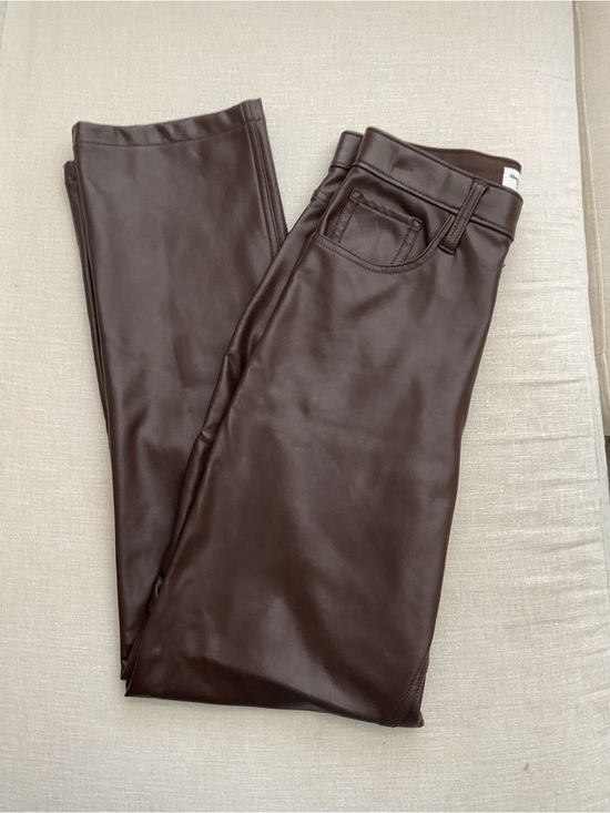 Abercrombie & Fitch Pants - Abercrombie & Fitch Brown Faux Leather High-Rise Skinny Pants